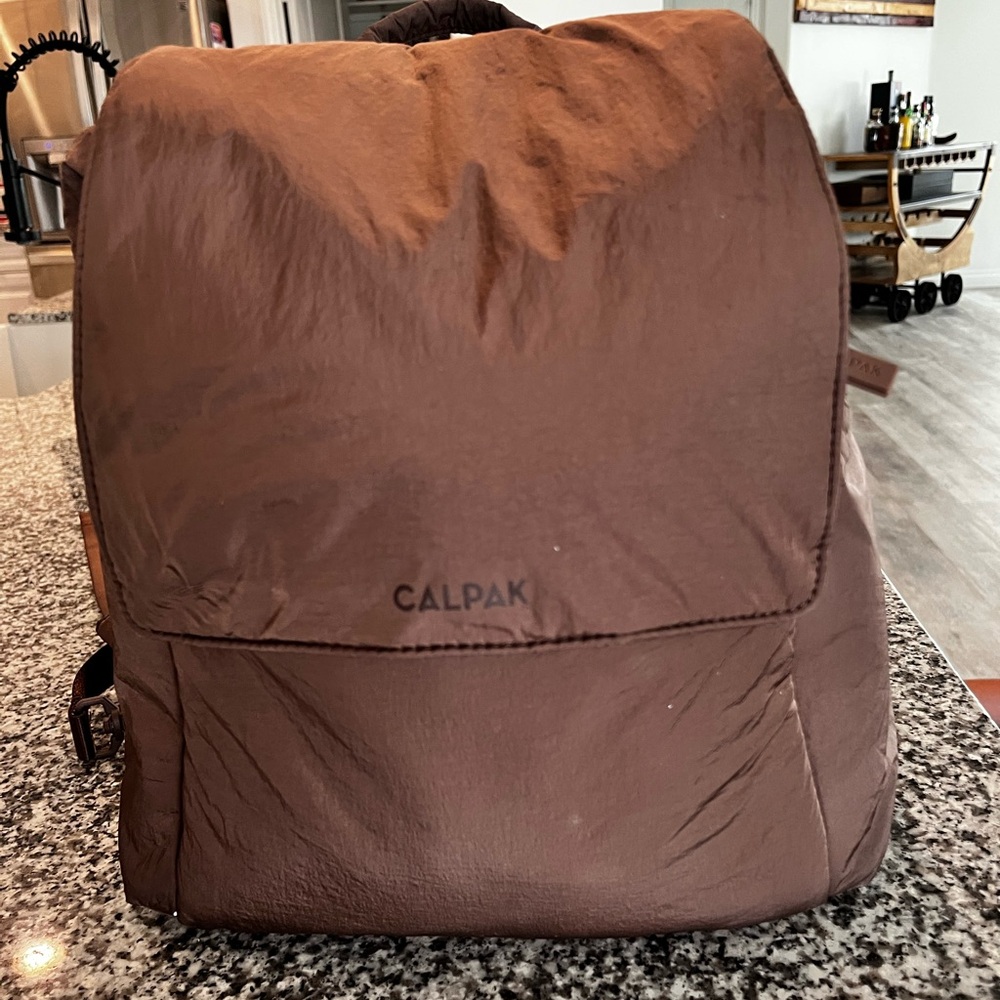 Calpak Chocolate Brown Men's Backpack